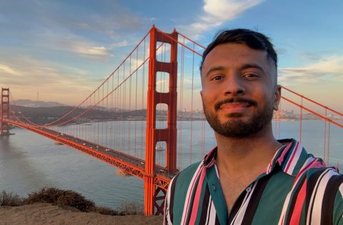 Cornelius at golden gate bridge