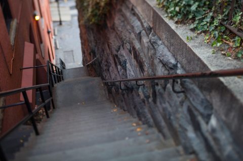 Exorcist movie stairs, Washington DC