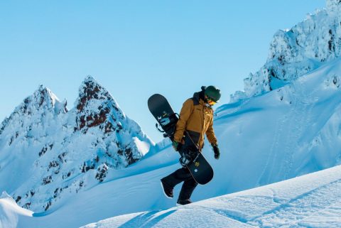 Snowboard at Mount Ruapehu, North Island