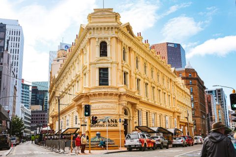 Lambton Quay exterior, Wellington, NZ