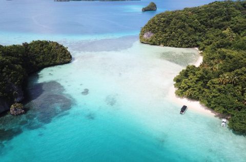 Ngeremdiu Beach in Palau