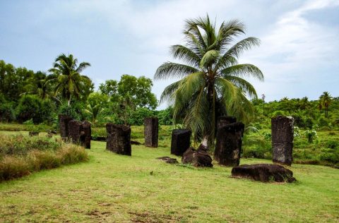 Badrulchau stone monoliths in Palau