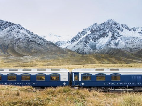 Andean Explorer snow capped mountains
