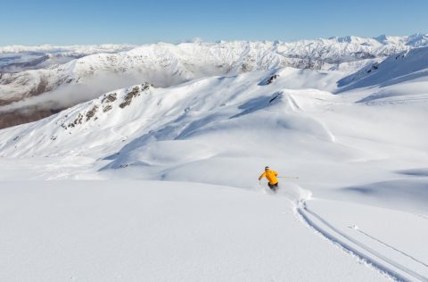 Hit the newly accessible slopes near Queenstown
