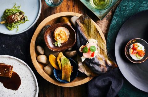 Food at Tala restaurant in Auckland, New Zealand