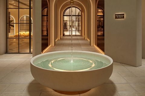 A basin of reverse osmosis purified water at one of the Saint Haven clubs in Melbourne