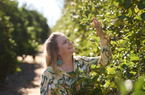 Kelly Johnson, founder of Woodlane Orchard SPhiker