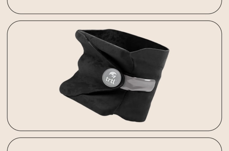 If U-shaped pillows give you a sore neck: Trtl Travel Pillow, from $80 