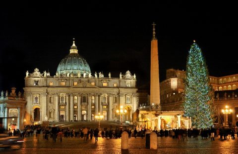 Midnight Mass at the Vatican, Rome, Italy