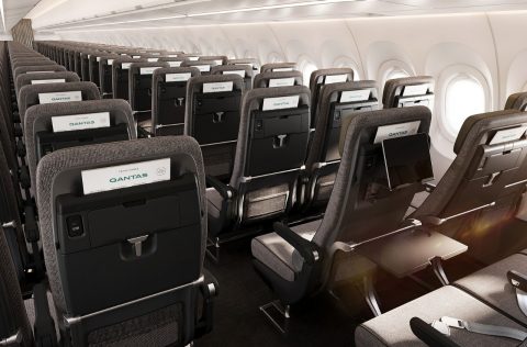 Qantas Airbus A321XLR economy seats