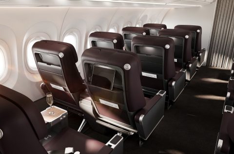 Qantas Airbus A321XLR business seats