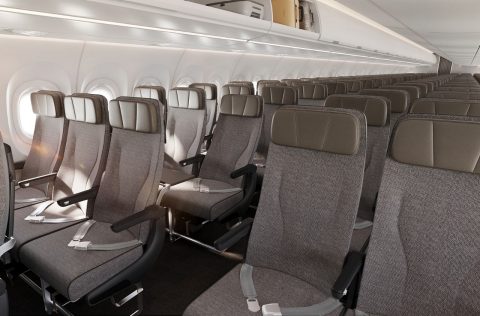 Qantas Airbus A321XLR economy seats