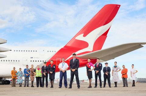 Qantas staff