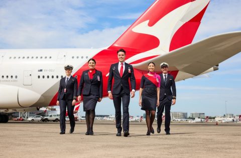 Qantas staff