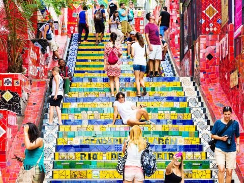 Escadaria Selarón, Rio de Janeiro, Brazil